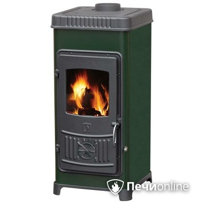 Отопительная печь Plamen Dora 8 N зеленая в Барнауле