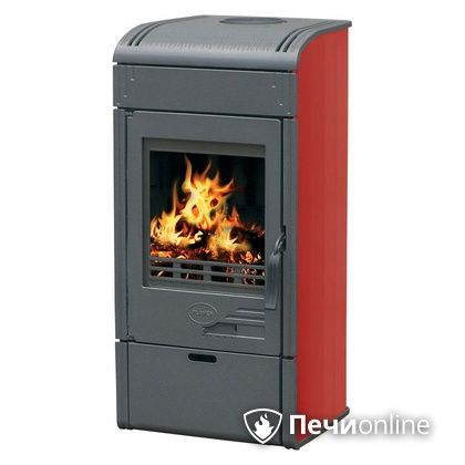 Отопительная печь Plamen Vesta красная в Барнауле