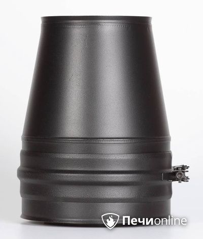 Комплектующие дымохода Schiedel Конус д.150 PM25 (Черный) Permetr в Барнауле