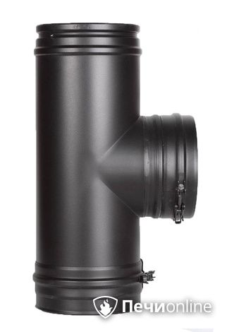 Тройник 90° Schiedel Тройник 90° д.150 PM25 (Черный) Permetr в Барнауле