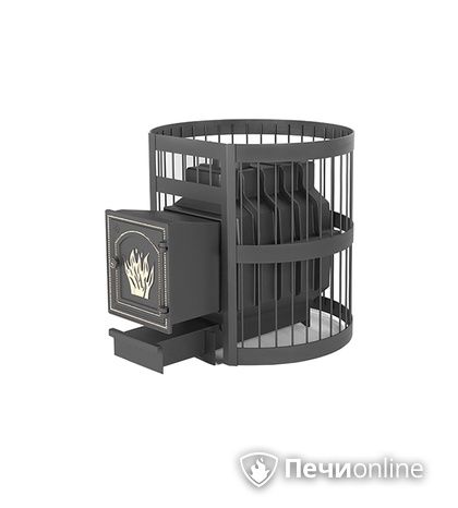 Дровяная печь-каменка Везувий Легенда Ретро Стандарт" 24 (ДТ-4) в Барнауле