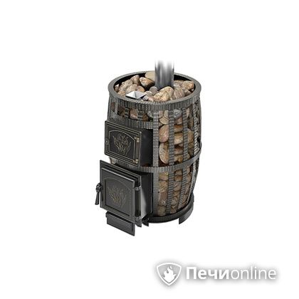Дровяная печь-каменка Везувий Легенда Русский пар Ковка 24 (271) б/в в Барнауле