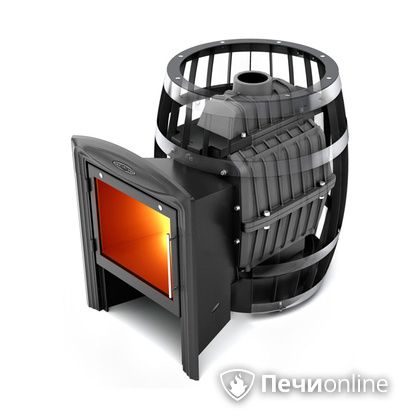 Дровяная печь-каменка TMF Саяны Cast Витра в Барнауле