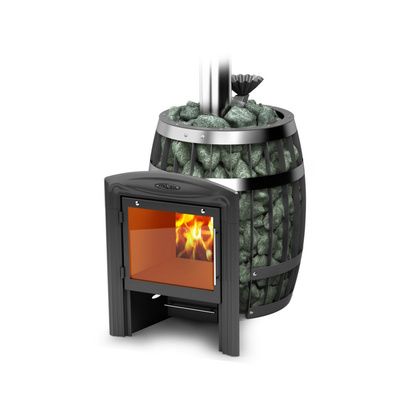 Дровяная банная печь TMF Саяны II Inox Витра ЗК в Барнауле