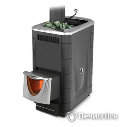 Дровяная банная печь TMF Скоропарка 2017 Inox ДНC Б, антрацит в Барнауле