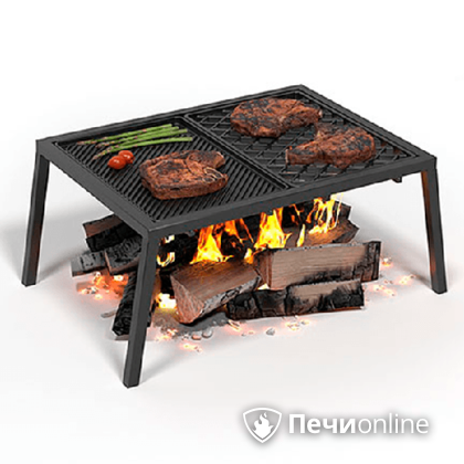Плита Везувий ГРИЛЬ,СТЕЙК с подставкой в Барнауле