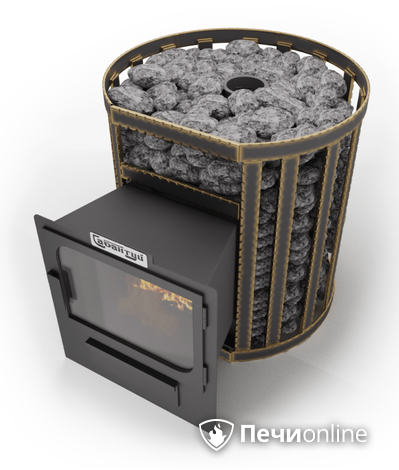 Дровяные печи-каменки Сабантуй Булава Чугун 16 панорама в Барнауле