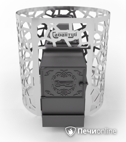 Дровяные печи-каменки Сабантуй Саванна Чугун 24 в Барнауле