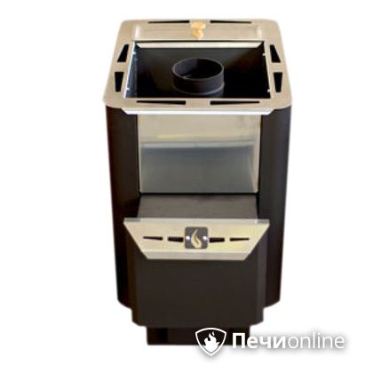 Дровяная банная печь Конвектика Колибри 9Б антрацит в Барнауле