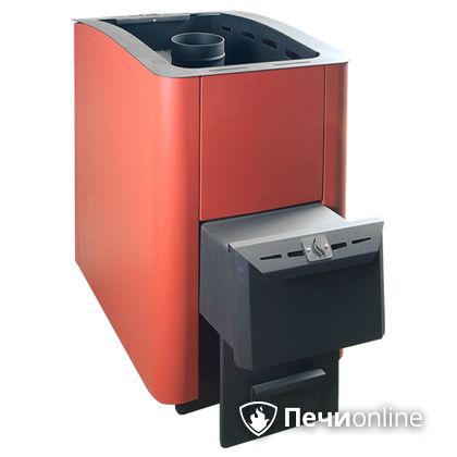 Дровяная банная печь Конвектика 12 терракота в Барнауле