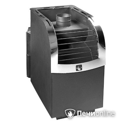 Дровяная банная печь Конвектика Ниагара Сетка 16 антрацит в Барнауле