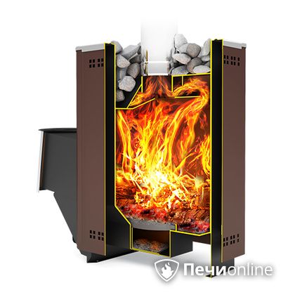 Дровяная банная печь Теплодар ТАМАНЬ-10ТБ (1.1) в Барнауле