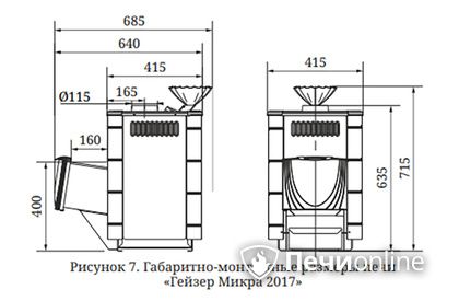 Дровяная печь-каменка TMF Гейзер Микра 2017 Carbon ДН ЗК антрацит в Барнауле