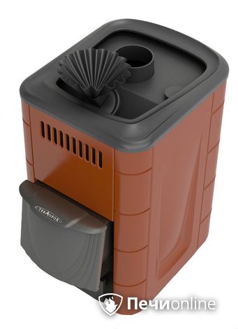 Дровяная печь-каменка TMF Гейзер Мини 2016 Carbon ДА КТК ЗК терракота в Барнауле