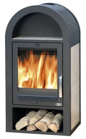 Печь-камин ABX Stockholm 8 (7кВ в воду, 5,5кВ в воздух), керамика в Барнауле