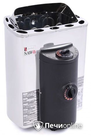 Электрокаменка для сауны Sawo Mini X MX-30NB-Z с пультом управления в Барнауле