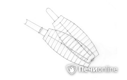 Аксессуар для приготовления на огне Технокерамика Решетка для рыбы в Барнауле
