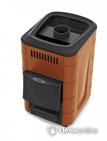Дровяная банная печь TMF Компакт 2017 Carbon ДА КТК терракота в Барнауле