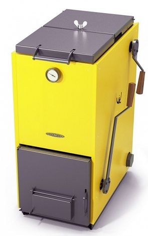 Твердотопливный котел TMF Цельсий Лайт 16кВт под АРТ и ТЭН желтый в Барнауле