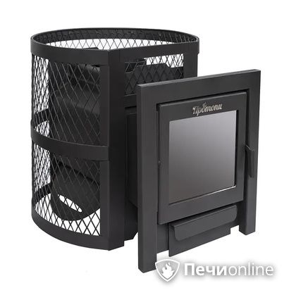 Дровяная банная печь Протопи Парилка 14 Финка Панорама в Барнауле