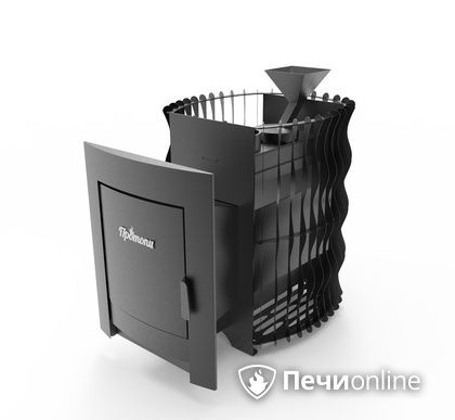 Дровяная банная печь Протопи Вулкан 18 Подкова в Барнауле