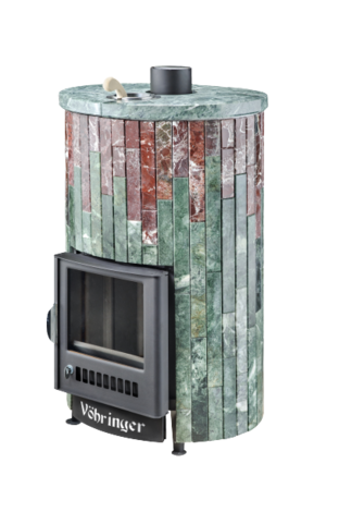 Печь для бани Ферингер  Уют-18 ПФ (Змеевик+Россо Леванте) в Барнауле