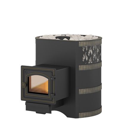 Дровяная банная печь Везувий Лава 12 (ДТ-3С) в Барнауле