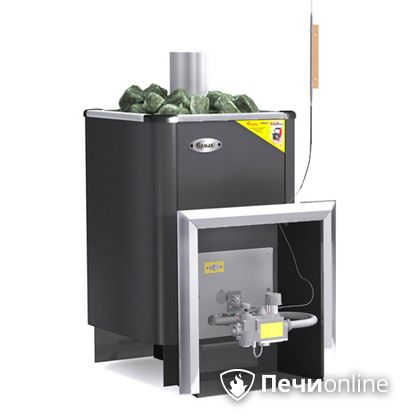 Газо-дровяная банная печь Ермак Уралочка 20 без газовой горелки в Барнауле