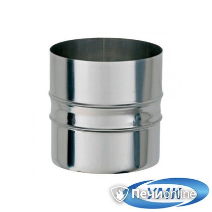 Дымоход УМК Адаптер котла D80 1.0мм нержавейка h=120мм в Барнауле