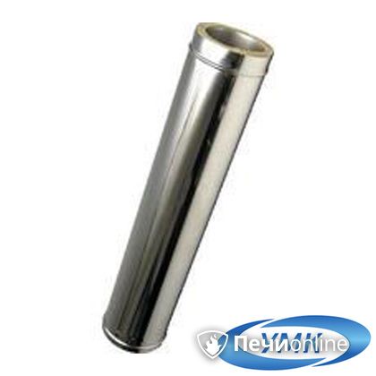 Дымоход УМК Сэндвич 1.0м 150х210 нерж 1,0мм 0,5мм по воде в Барнауле