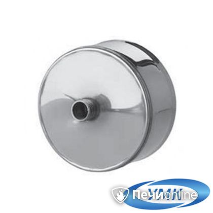  УМК Заглушка с конденсатоотводом D140 0.5 мм нержавейка внутренняя в Барнауле