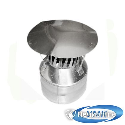 Дымоход УМК Оголовок с искрогасителем D160х220 Н+Оц 0.5мм 0.5мм по воде в Барнауле