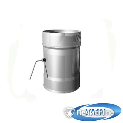  УМК Шибер поворотный D140 1.0 мм нержавейка в Барнауле