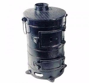 Печь-буржуйка Буржуйка ПОВ-57 армейская чугунная в Барнауле