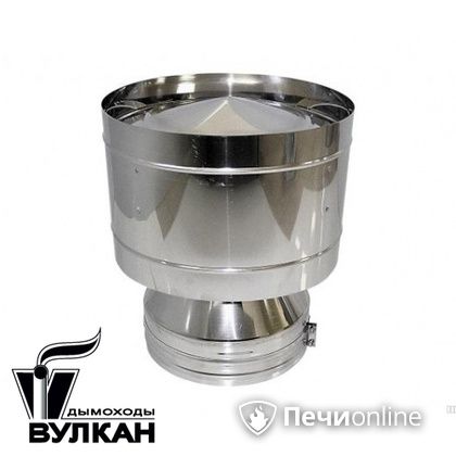 Дефлектор Вулкан DDH с изоляцией 50 мм D=300/400 нержавейка/нержавейка в Барнауле