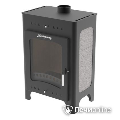Печь-камин Протопи Кенигсберг 9U без конфорки выход дымохода вверх в Барнауле