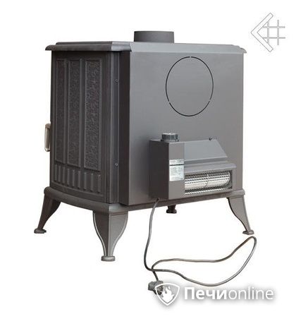 Печь-камин Kratki Koza/K6/турбина 7 кВт чугунная  в Барнауле