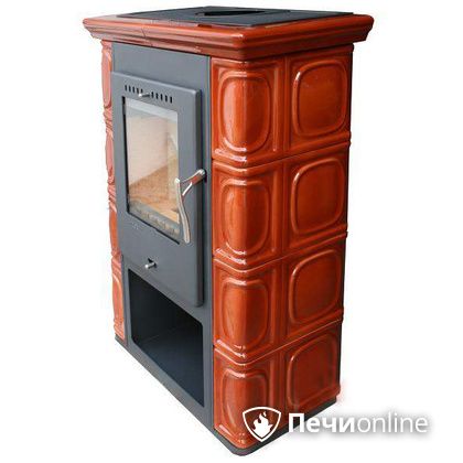 Печь-камин Thorma Borgholm Keramik (черн./каштановый) в Барнауле