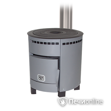 Печь-буржуйка Теплодар Печурка с чугунной плитой под казан в Барнауле